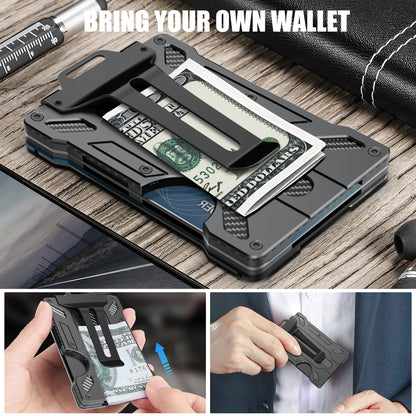 Aluminum Slim Wallet - clip