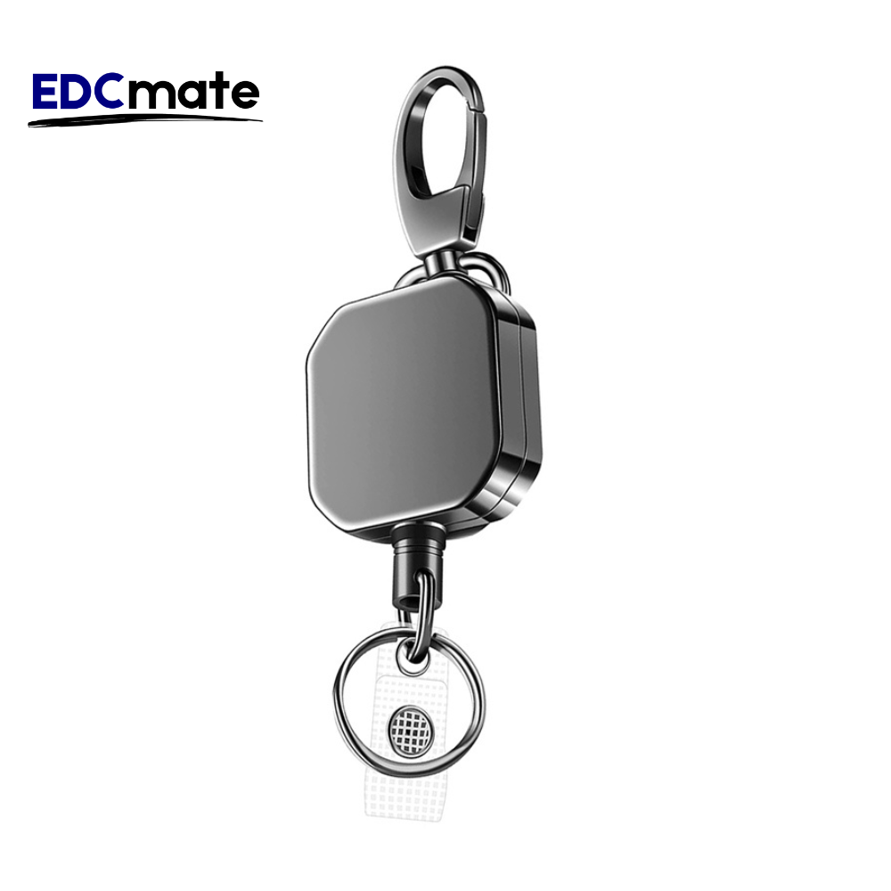 Metal Retractable Keychain